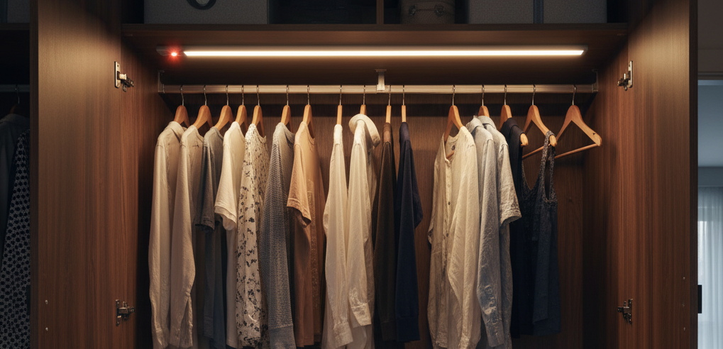 Closet lifestyle shot